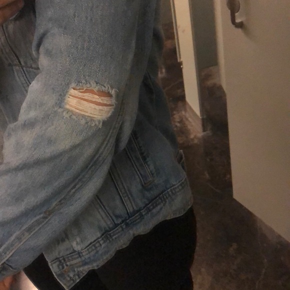 Distressed Jean Jacket - Picture 2 of 4